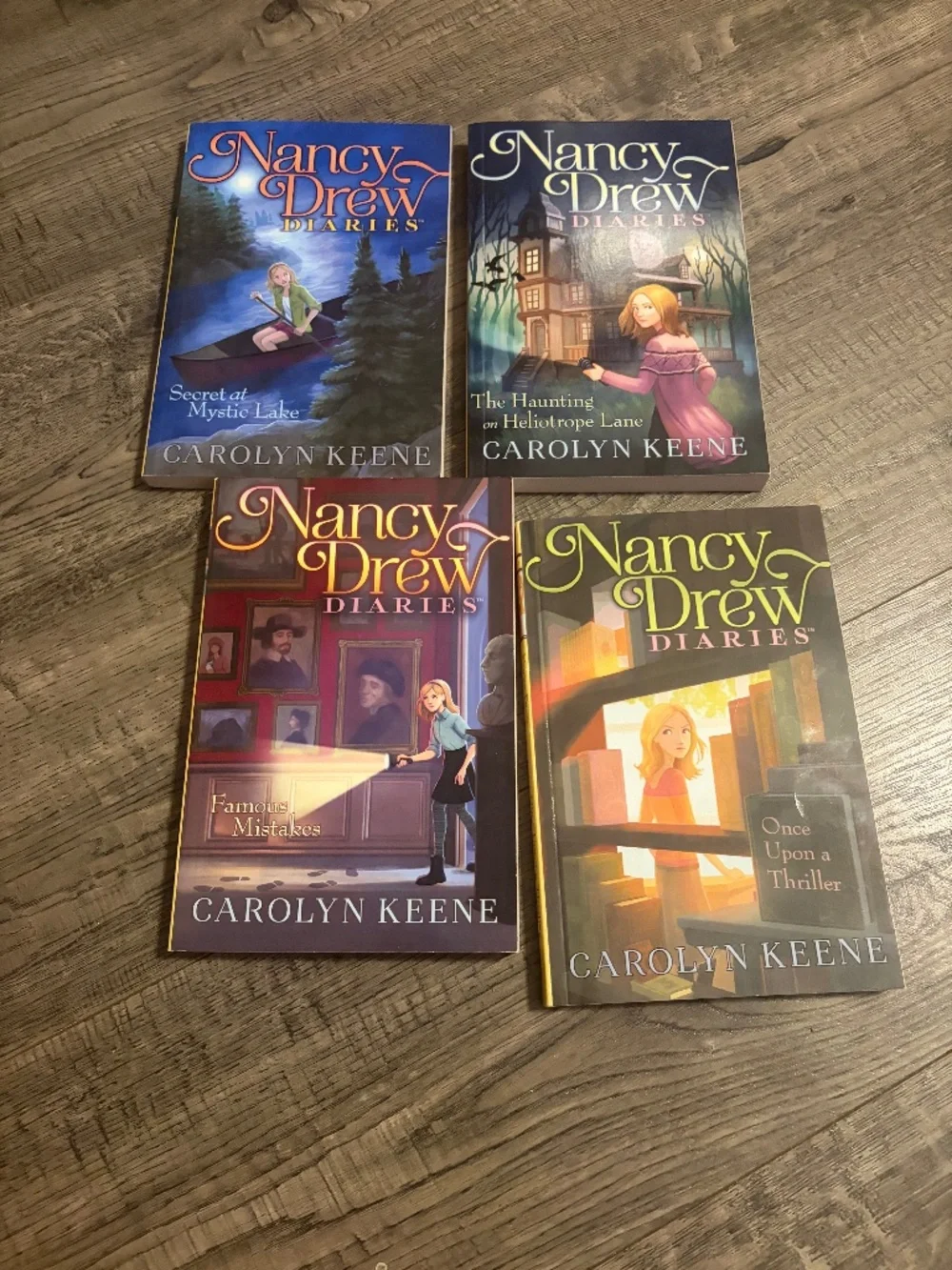 Nancy Drew Diaries books set of 4